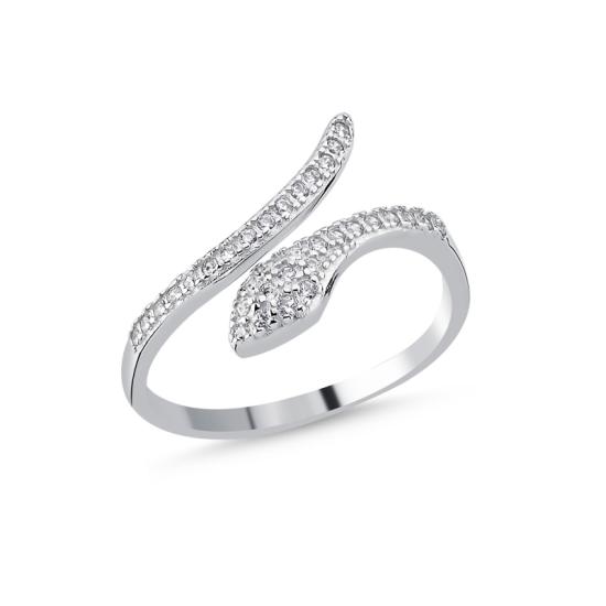 Wholesale Snake CZ Adjustable Size Ring