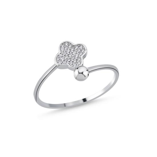 Wholesale Clover Adjustable Size Ring