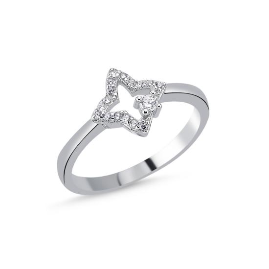 Wholesale Clover CZ Ring