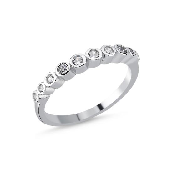 Wholesale Half Eternity CZ Ring