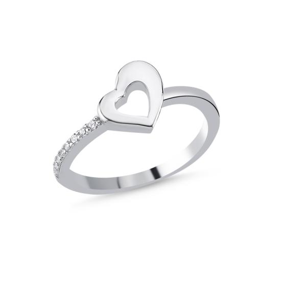 Wholesale Heart CZ Ring