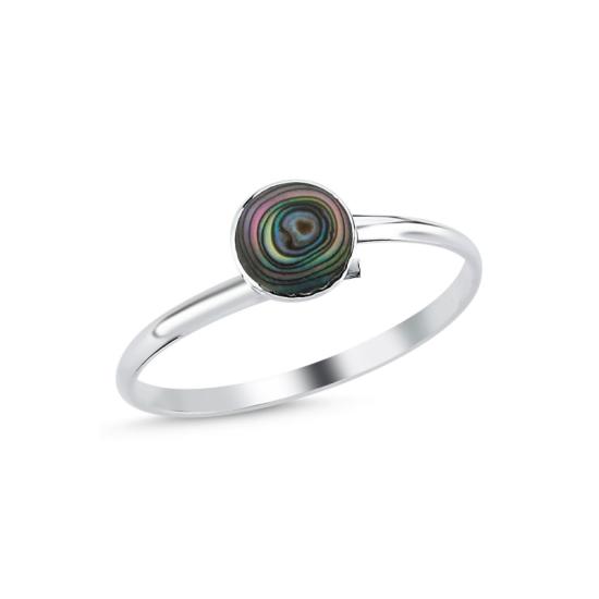 Wholesale Abalone Adjustable Ring