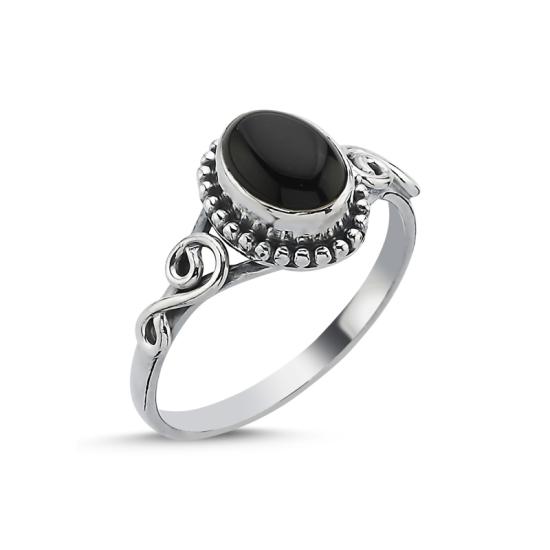 Wholesale Onyx Oval & Ethnic Oxidised Ring