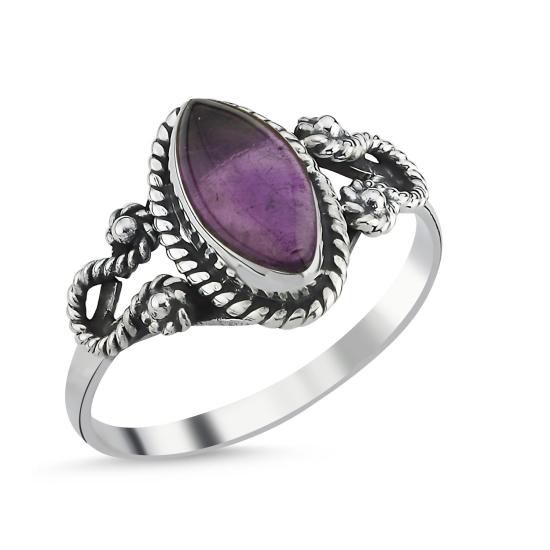 Wholesale Amethyst & Ethnic Oxidised Ring