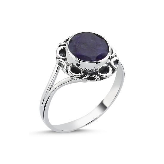 Worldwide Root Sapphire & Ethnic Oxidised Ring