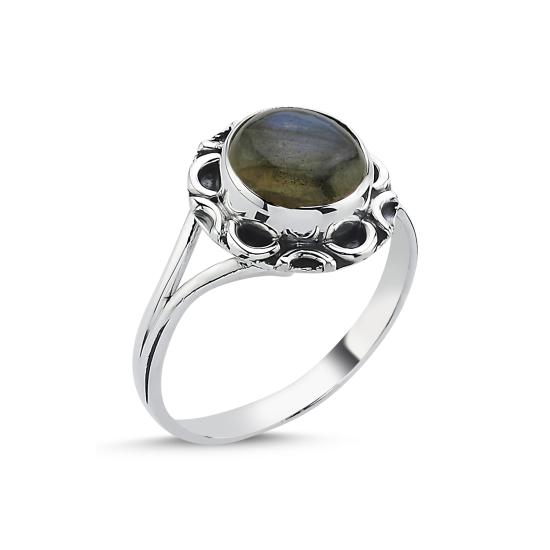 Worldwide Labradorite & Ethnic Oxidised Ring