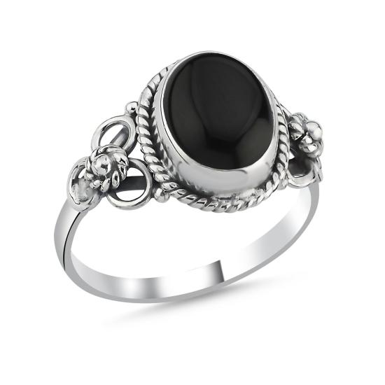 Wholesale Onyx Oval & Ethnic Oxidised Ring