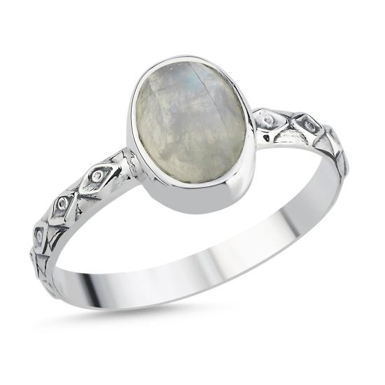 Wholesale Moonstone Oval & Ethnic Ring