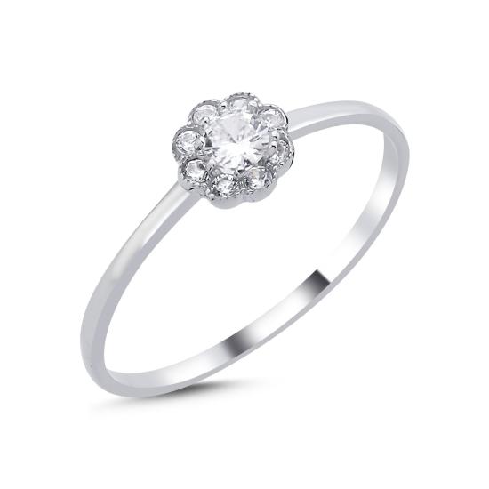 Wholesale Flower CZ Ring