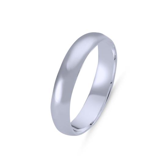 Wholesale 4mm D Shape Plain Band Ring