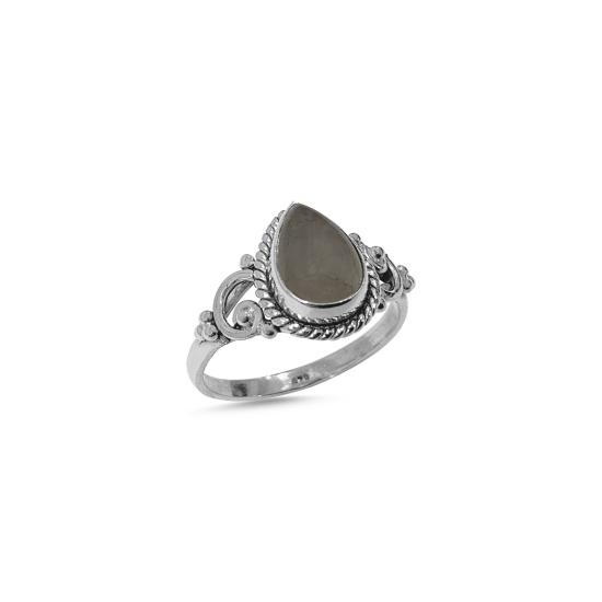 Wholesale Rose Quartz & Ethnic Oxidised Ring