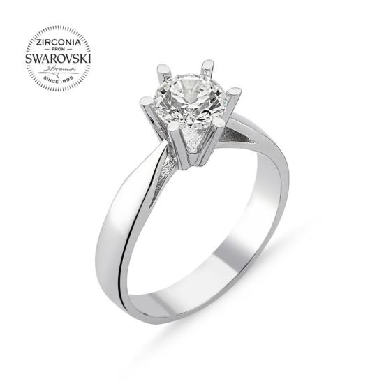 Wholesale Swarovski Zirconia Solitaire Ring