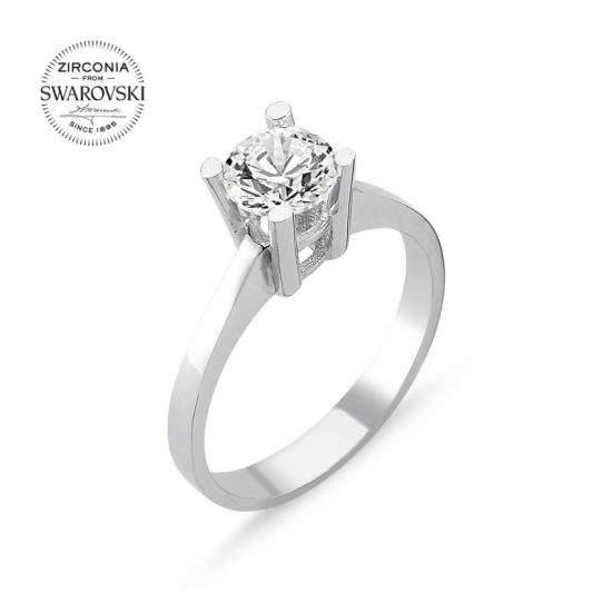 Wholesale Swarovski Zirconia Solitaire Ring