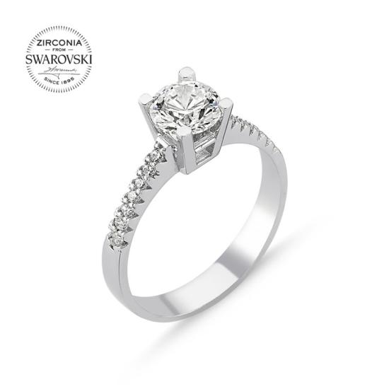 Wholesale Swarovski Zirconia Solitaire Ring