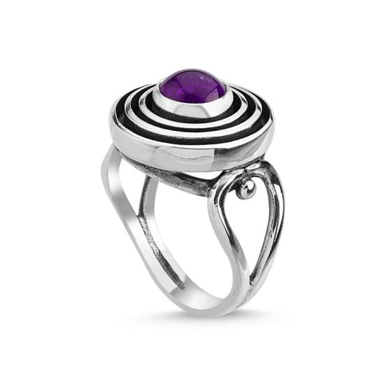 Wholesale Amethyst Handmade Ring