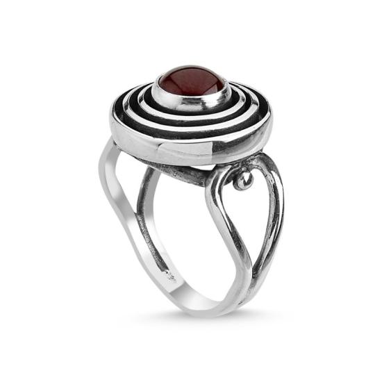 Wholesale Red Agate Handmade Ring