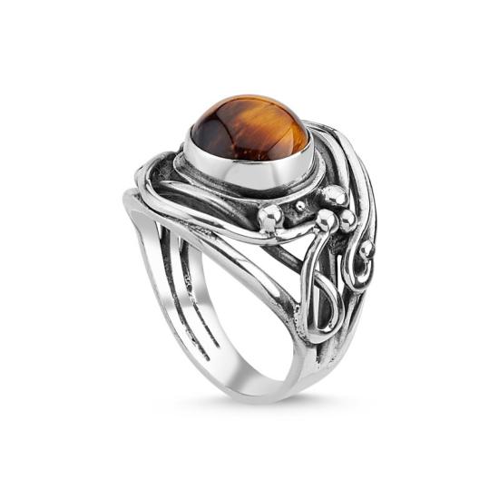 Wholesale Tiger’s Eye Handmade Ring