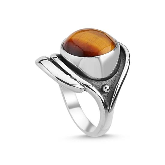 Wholesale Tiger’s Eye Stone Handmade Ring