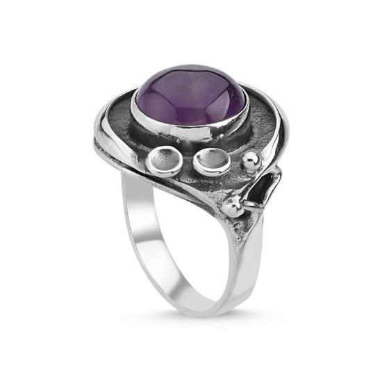 Wholesale Amethyst Handmade Ring