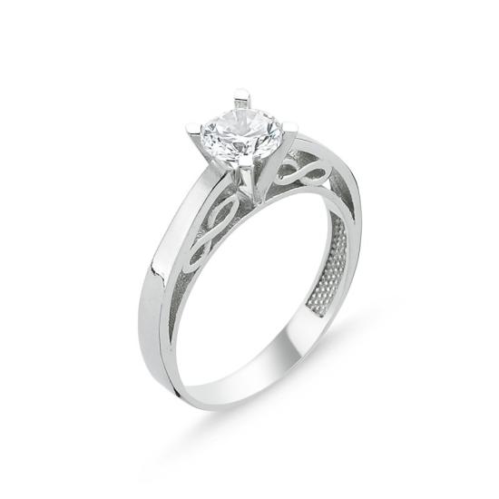 Wholesale CZ Infinity Solitaire Ring