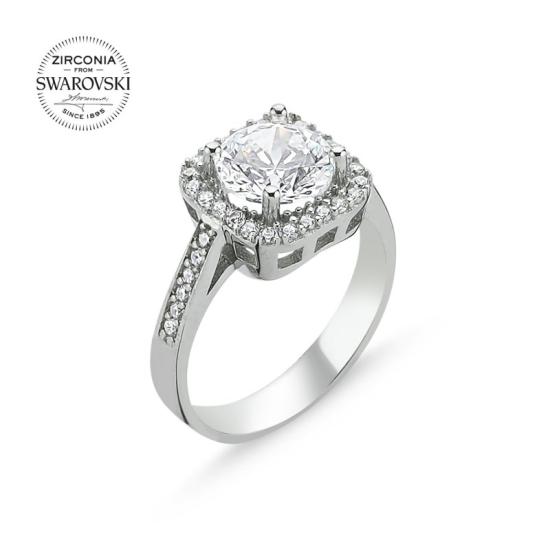 Wholesale Swarovski Zirconia Solitaire Ring