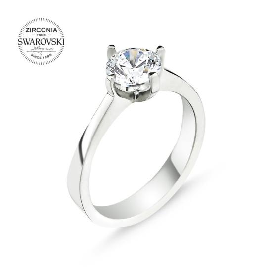 Wholesale Swarovski Zirconia Solitaire Ring