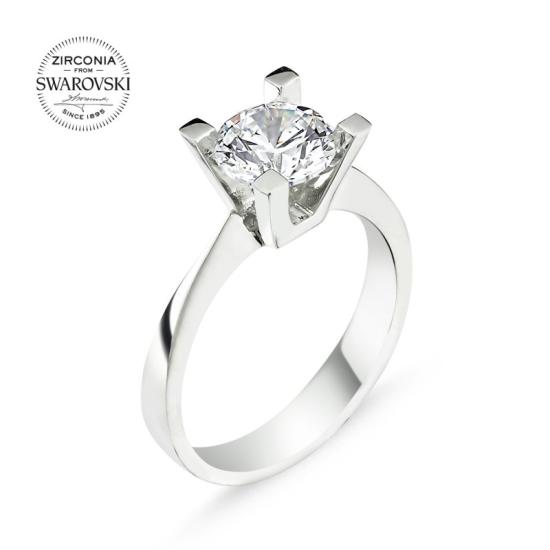 Wholesale Swarovski Zirconia Solitaire Ring