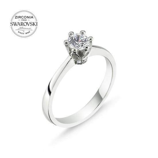 Wholesale Swarovski Zirconia Solitaire Ring