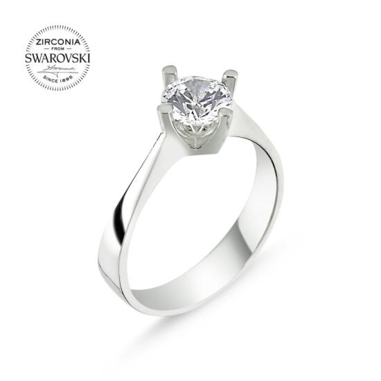 Wholesale Swarovski Zirconia Solitaire Ring