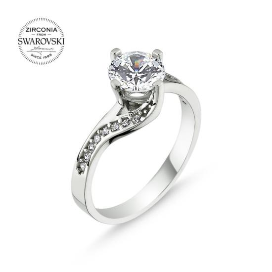 Wholesale Swarovski Zirconia Solitaire Ring