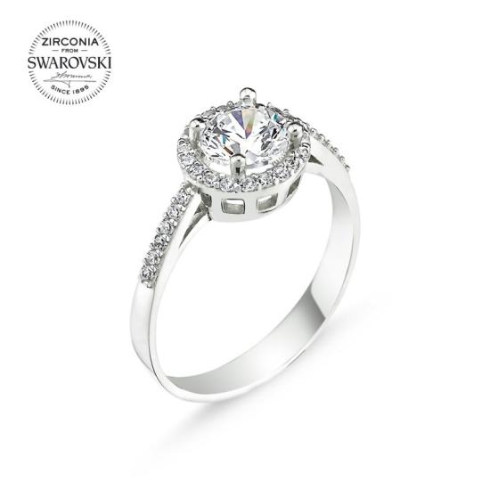 Wholesale Swarovski Zirconia Solitaire Ring