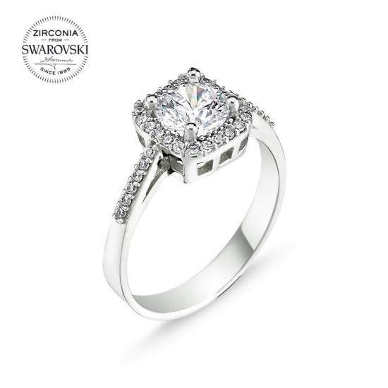 Wholesale Swarovski Zirconia Solitaire Ring