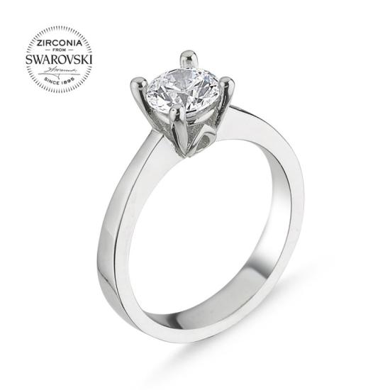 Wholesale Swarovski Zirconia Solitaire Ring