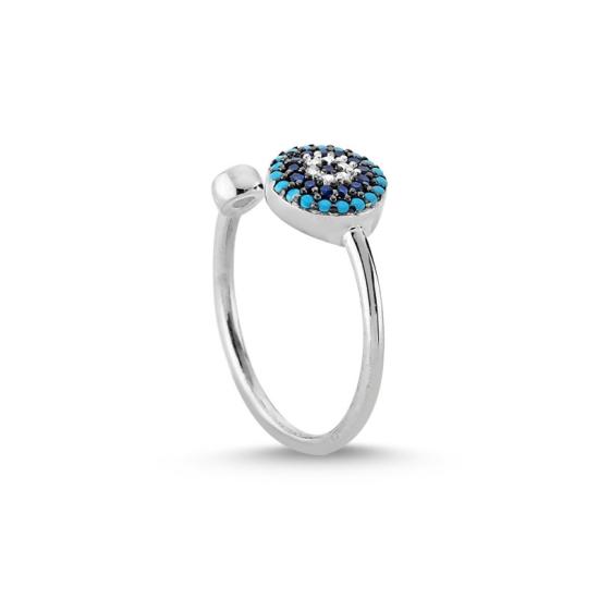 Wholesale Evil Eye CZ Adjustable Size Ring