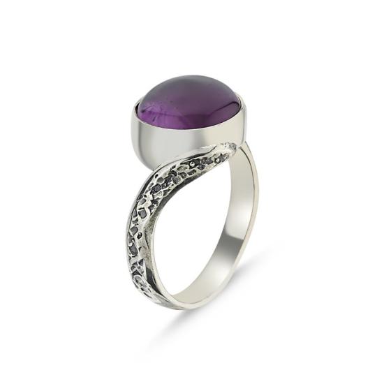 Wholesale Amethyst Handmade Ring