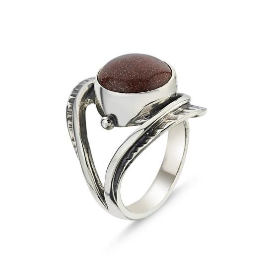 Wholesale Goldstone Handmade Adjustable Size Ring