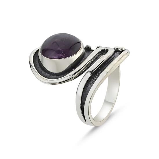 Wholesale Amethyst Handmade Ring