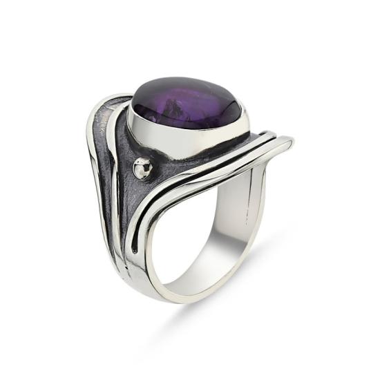 Wholesale Amethyst Handmade Ring