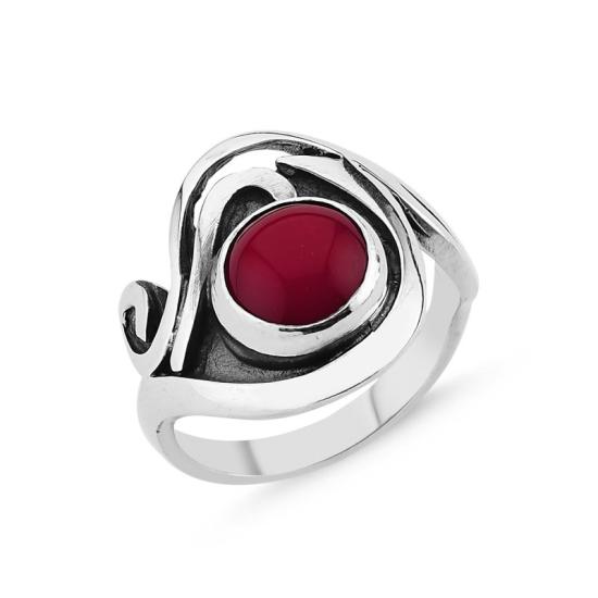 Wholesale Red Agate Handmade Ring