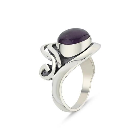 Wholesale Amethyst Handmade Ring