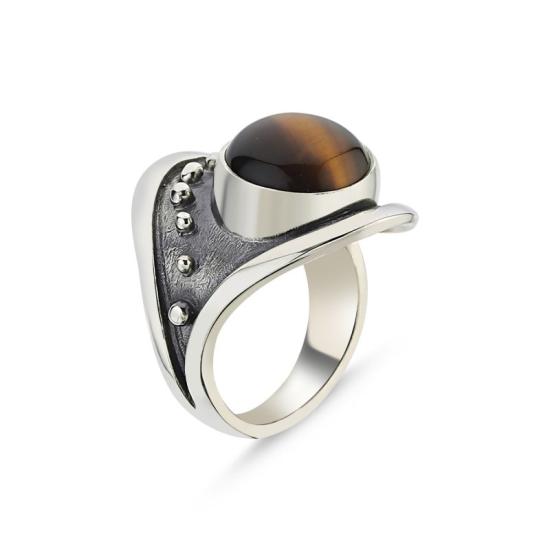 Wholesale Tiger’s Eye Handmade Ring