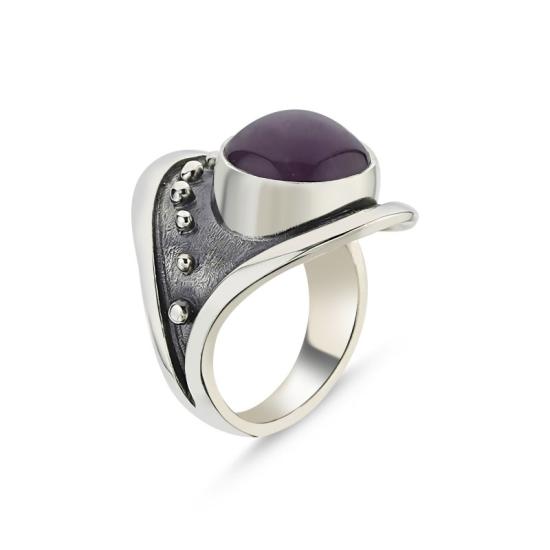 Wholesale Amethyst Handmade Ring