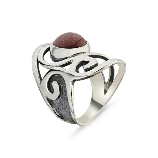 Wholesale Goldstone Handmade Ring