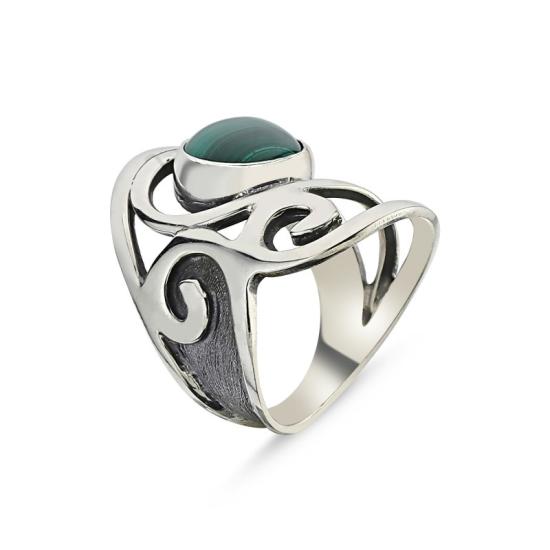 Wholesale Malachite Handmade Ring