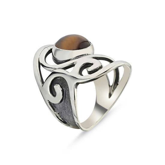 Wholesale Tiger’s Eye Handmade Ring