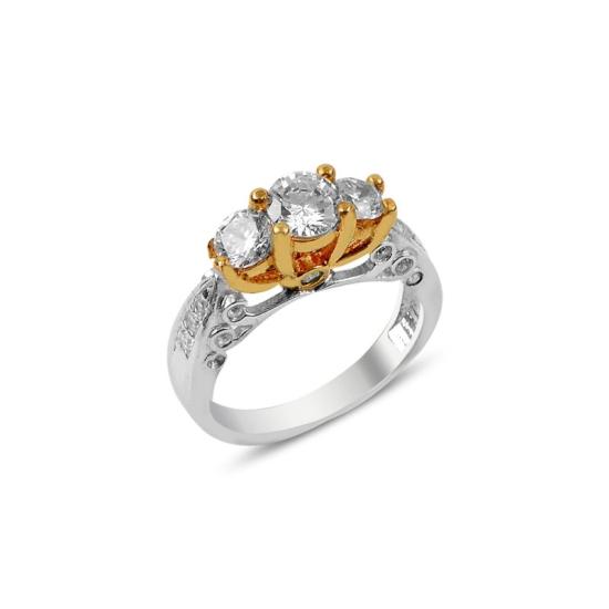 Wholesale CZ Three Stone Ring