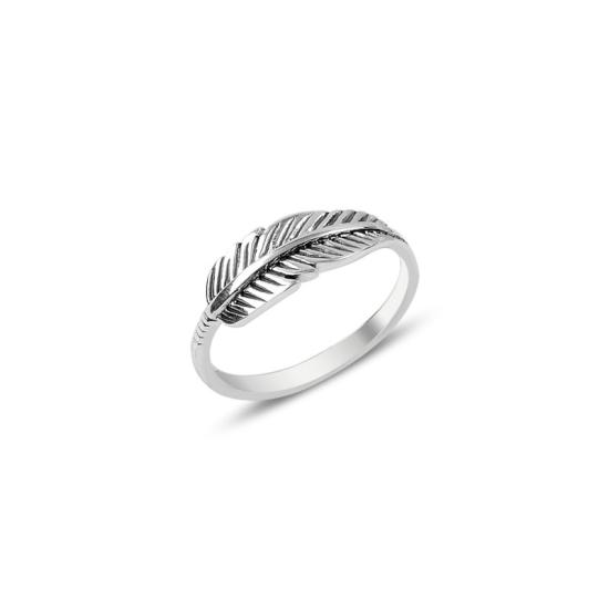 Wholesale Oxidised Feather Ring