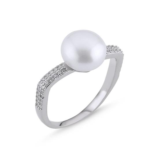 Wholesale Pearl & CZ Ring