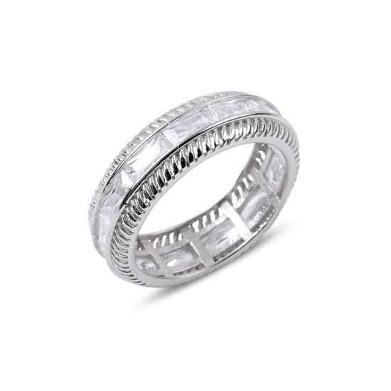 Wholesale Baguette CZ Eternity Ring