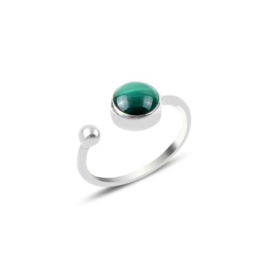 Wholesale Malachite Adjustable Size Ring